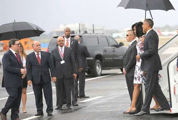 Obama recibido por el canciller cubano