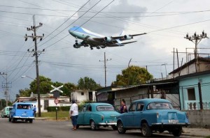 El misterio que rodea la foto del Air Force One en La Habana