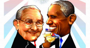 Cubanos despiden a Obama como persona "non grata"