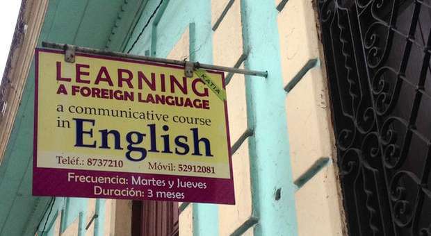 Todos quieren aprender inglés en Cuba