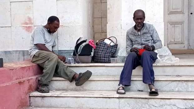 Mendigos en La Habana